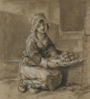 Martin Drolling - Jeune fille aux fruits