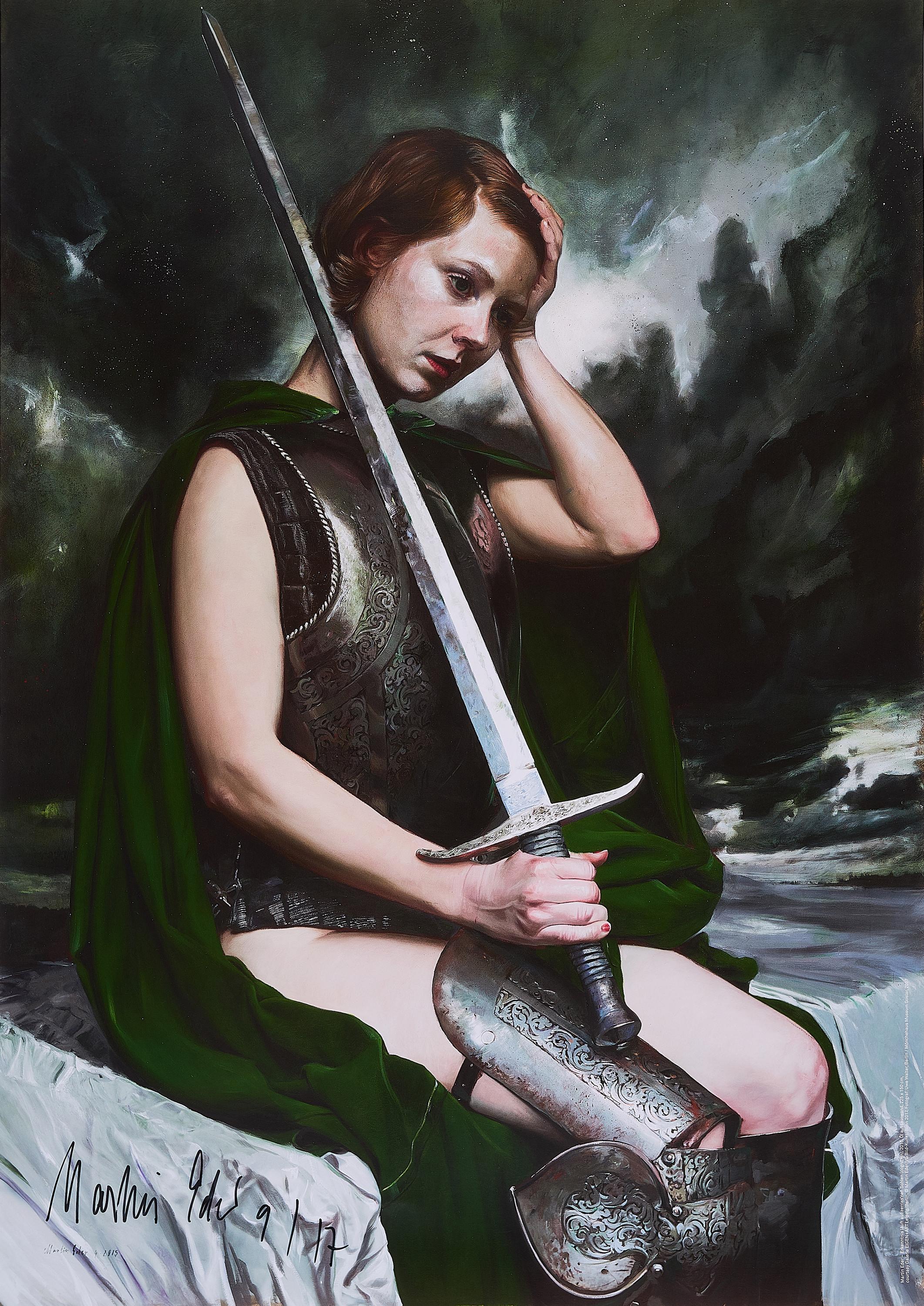 Martin Eder - Erkenntnis läuft auf zerissenen Sohlen (cognition).