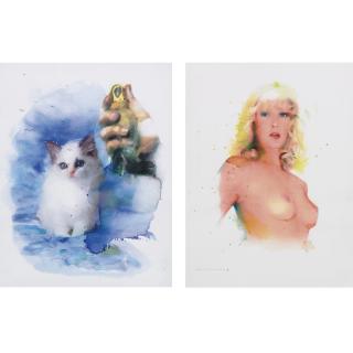 Martin Eder - Untitled (Two Works)