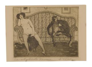 Martin Erich Philipp - Das Rotgeblümte Kanapee