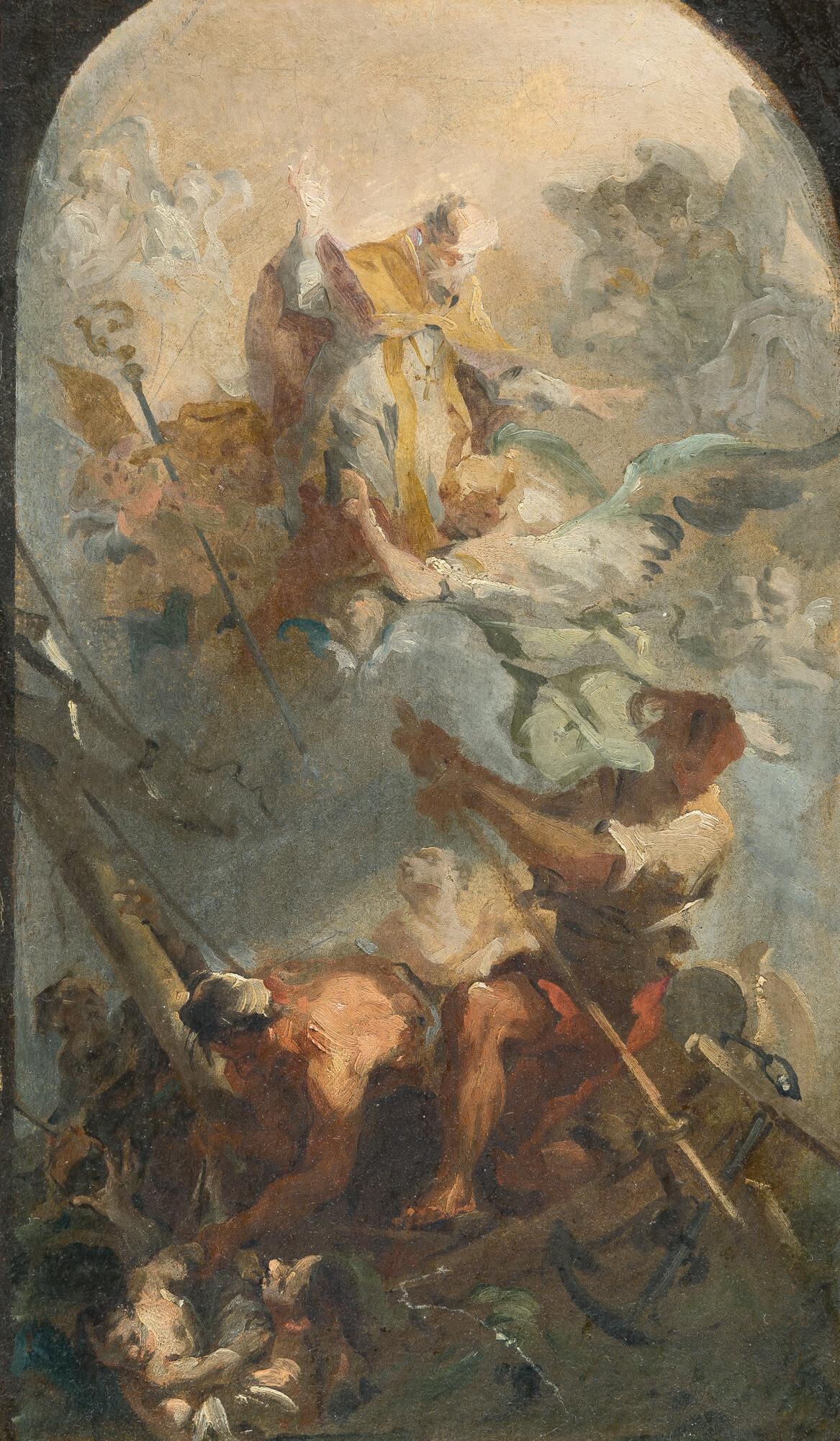 Martin Johann Schmidt - Der hl. Nikolaus als Patron der Schiffer