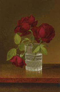 Martin Johnson Heade - Still Life Of Roses