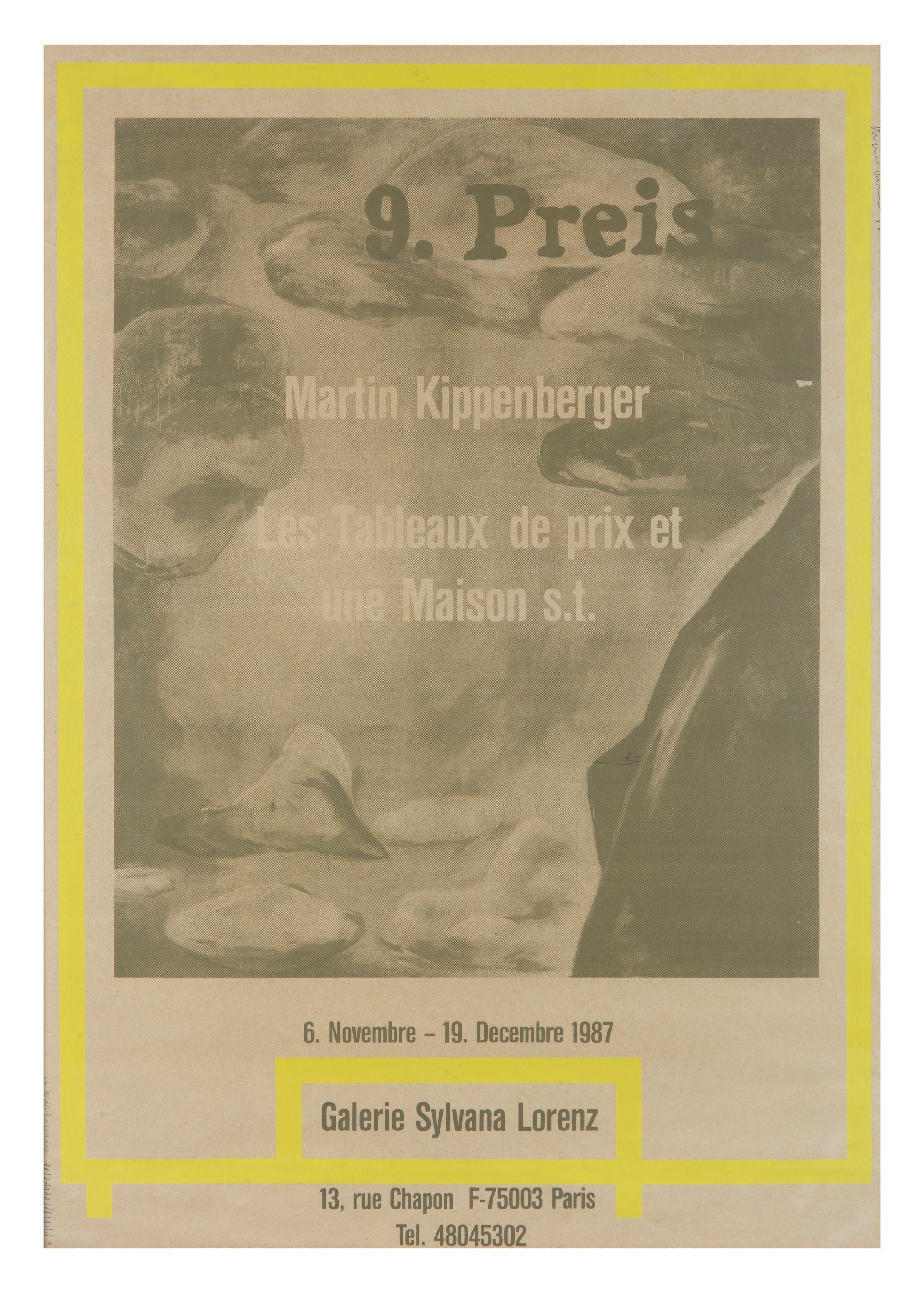 Martin Kippenberger - 9. Preis, 1987