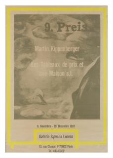 Martin Kippenberger - 9. Preis, 1987