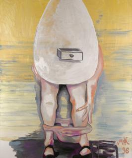 Martin Kippenberger - Eifrau, Die Man Nicht Schubladieren Kann (Egg Woman Who Defies Categorisation)