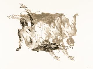 Martin Kippenberger - Entwurf für „The Raft of Medusa“.