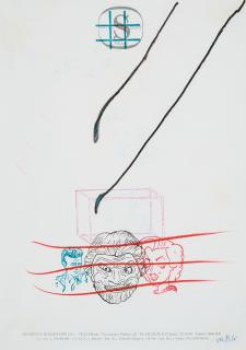 Martin Kippenberger - Hotelzeichnung, Milano.