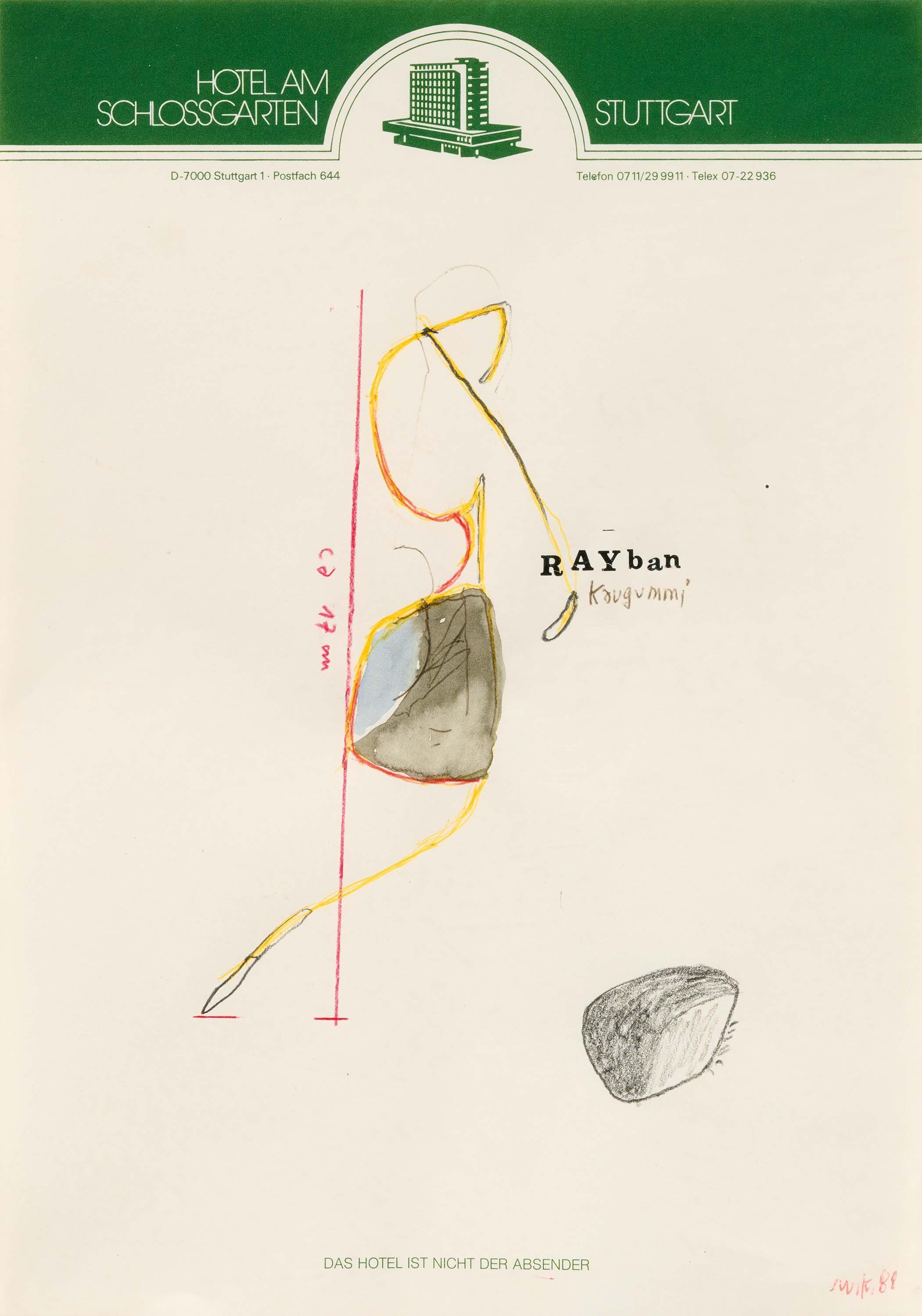 Martin Kippenberger - Ohne Titel (Hotel am Schlossgarten Stuttgart).