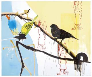 Martin Kippenberger - Ohne Titel (Krieg Böse) (Untitled (War Wicked))