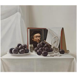 Martín La Rosa - Ciruelas Negras, A Rembrandt