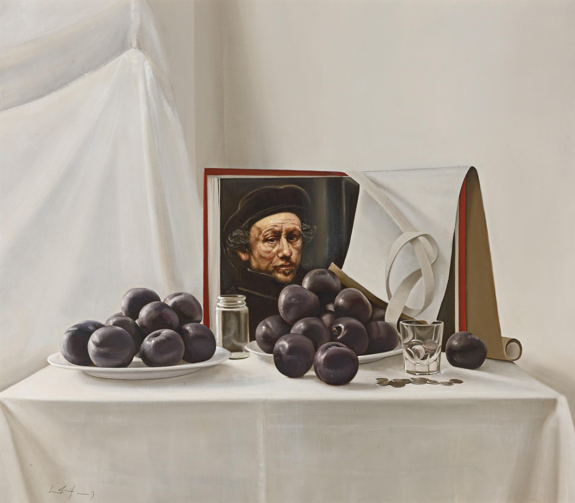 Martín La Rosa - Ciruelas Negras, A Rembrandt