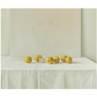 Martín La Rosa - Limones Y Autorretrato Blanco