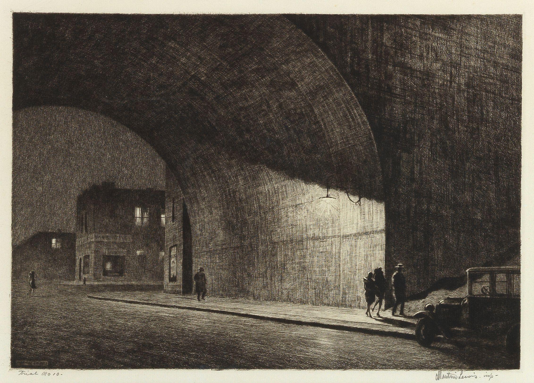 Martin Lewis - Arch, Midnight