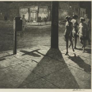 Martin Lewis - Corner Shadows (Mcc. 83)