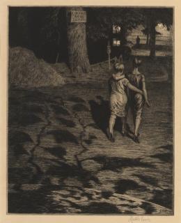 Martin Lewis - Suburban Evening