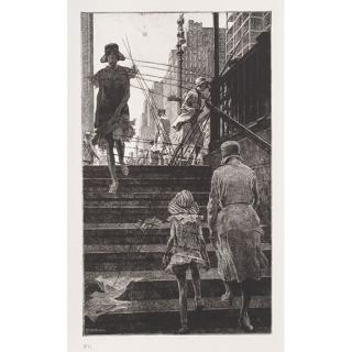 Martin Lewis - Subway Steps