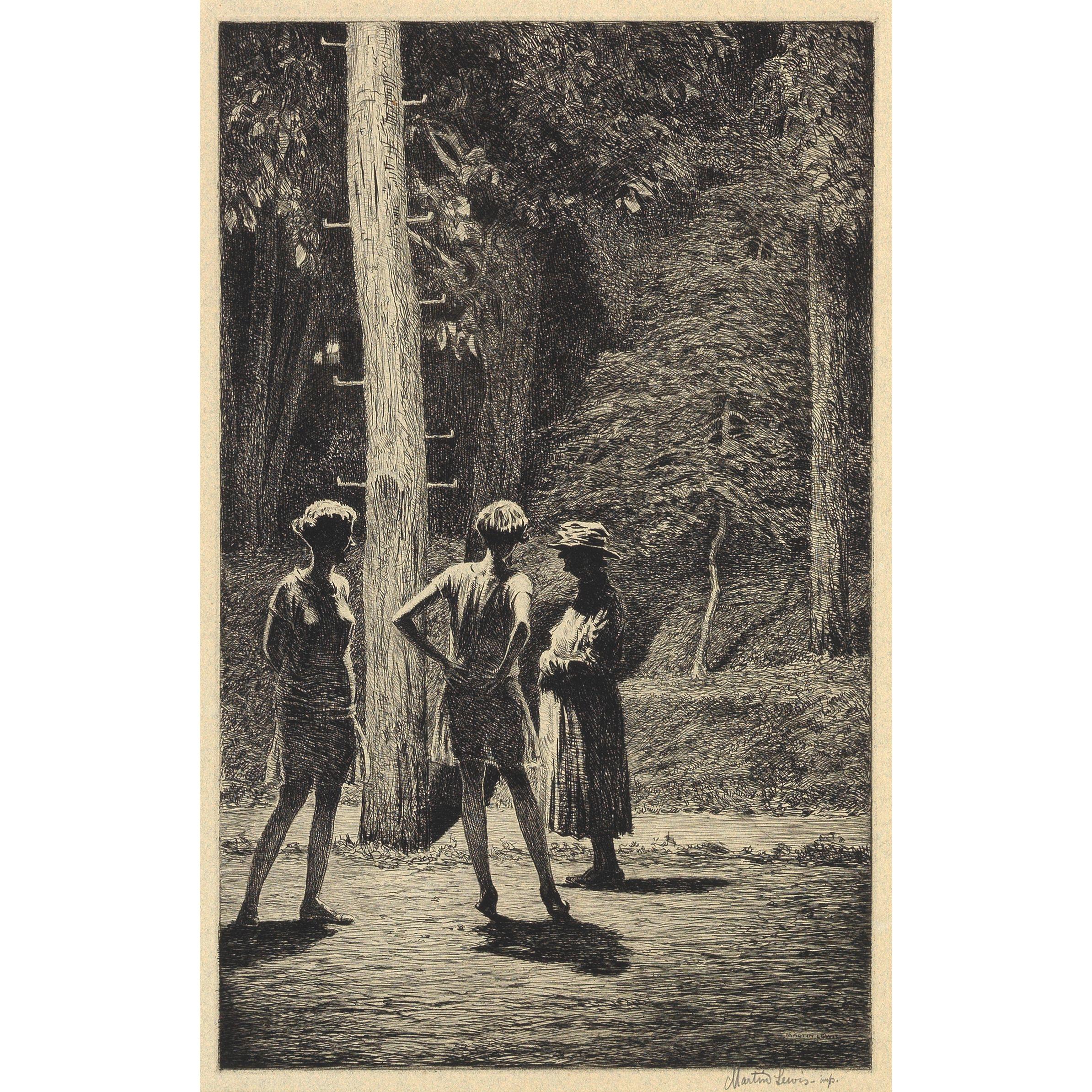 Martin Lewis - Under the Street Lamp