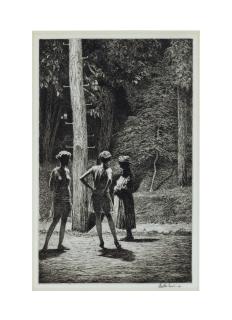 Martin Lewis - Under the Street Lamp