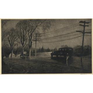 Martin Lewis - Wet Night, Route 6