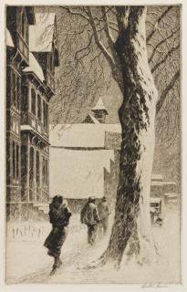 Martin Lewis - Winter On White Street (M. 110)