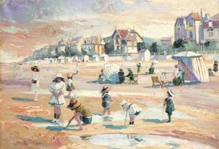 Martin Lindenau - La Plage Á Houlgate