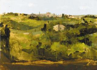 Martin Mooney - Montisi from Castel Muzio