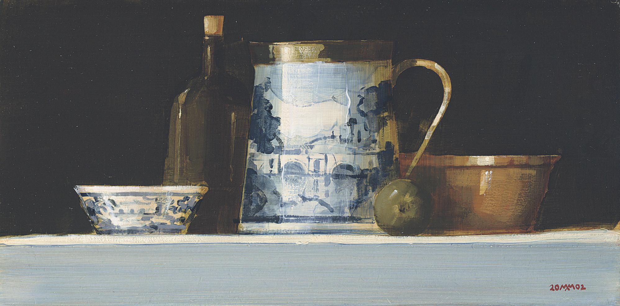 Martin Mooney - Still life with port bottle
