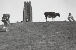 Martin Parr - Glastonbury Tor, 1976; and Stonehenge, 1973