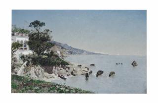 Martin Rico y Ortega - A Seaside Villa