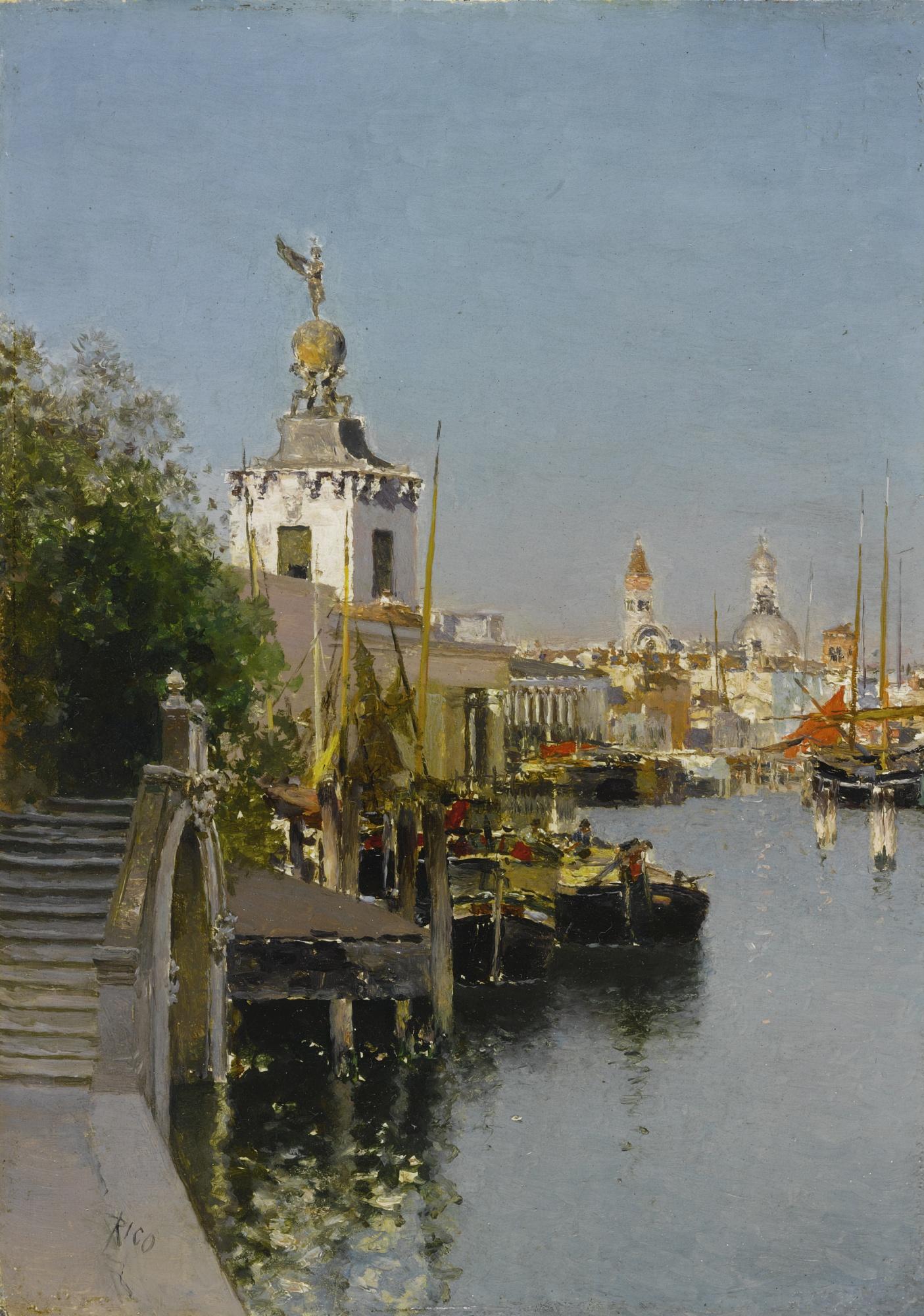 Martín Rico Y Ortega - Canal, Venice