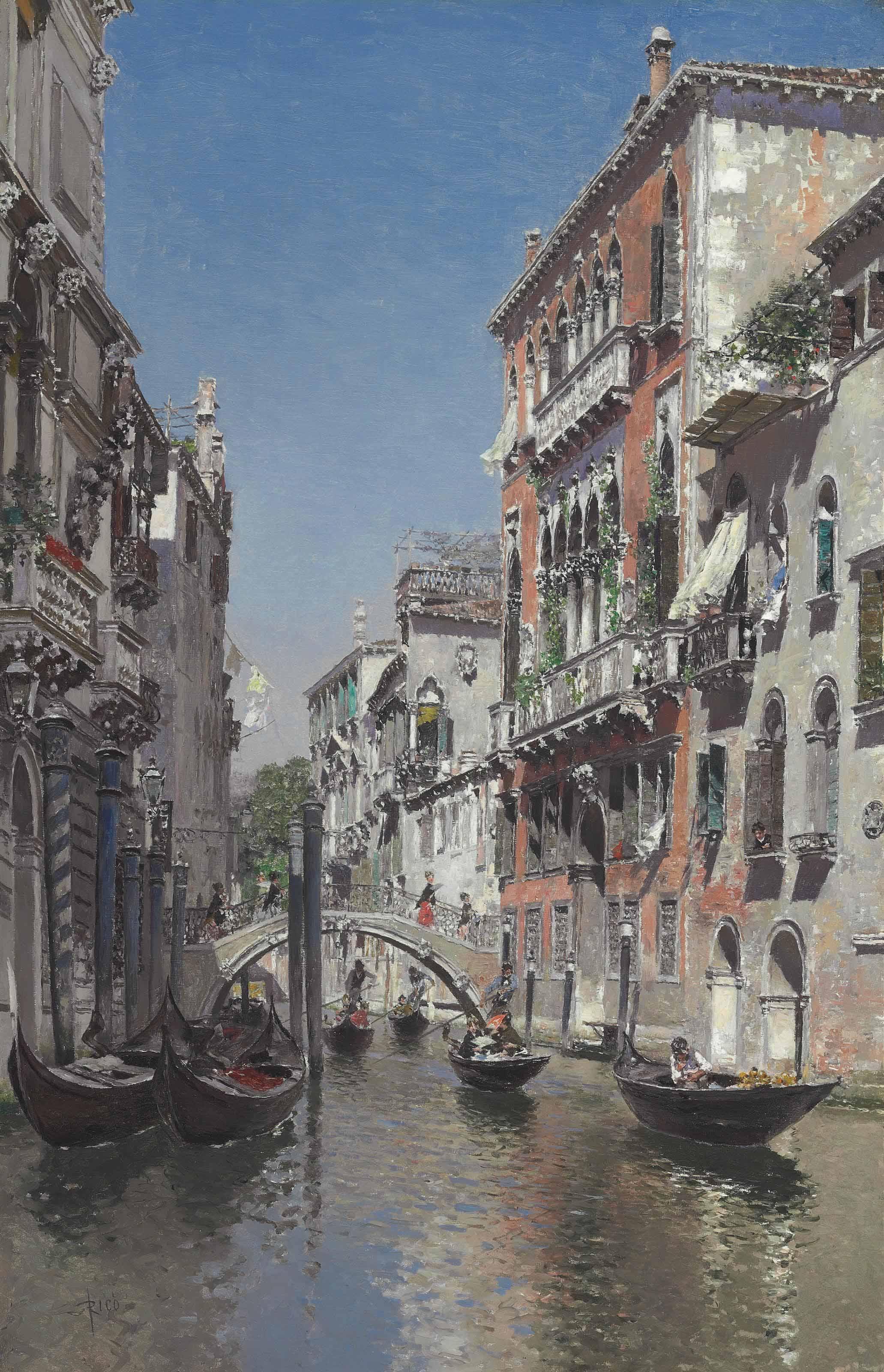 Martín Rico y Ortega - Rio Santa Maria Zobenigo, Venice