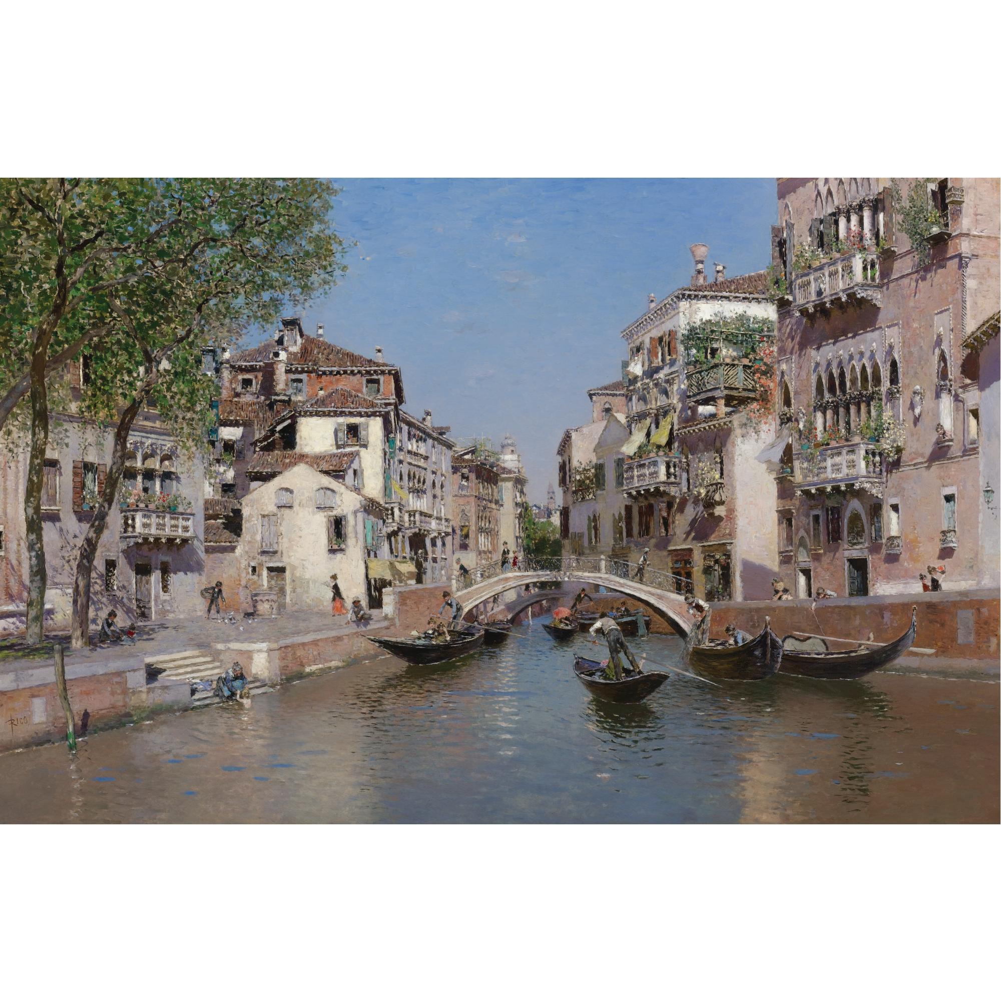 Martín Rico Y Ortega - Spanish Rio San Trovaso, Venice