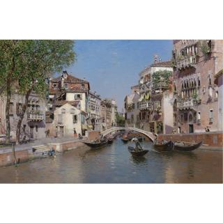 Martín Rico Y Ortega - Spanish Rio San Trovaso, Venice