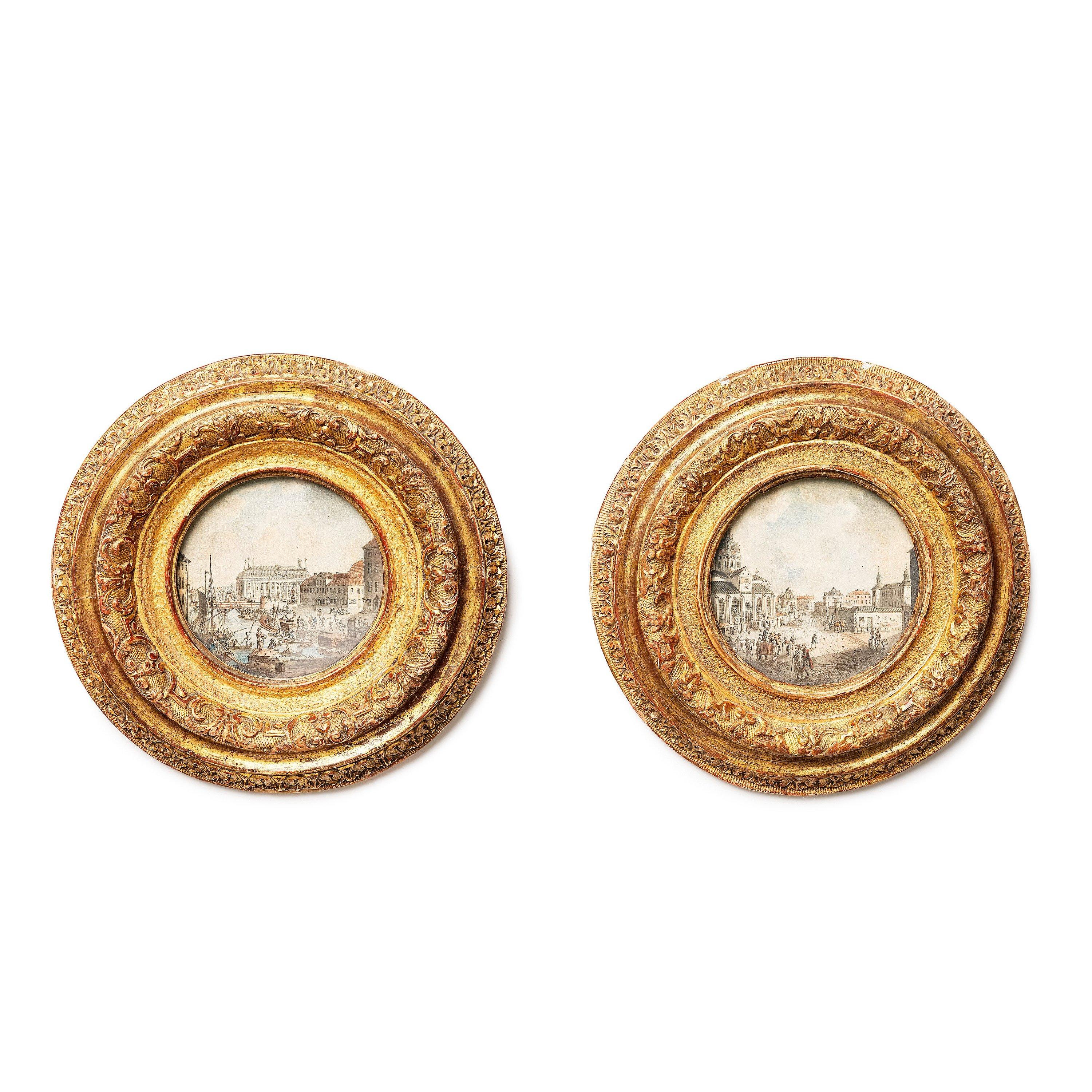 Martin Rudolf Heland - Munkbron towards Riddarhuset/Kungsträdgården with Jacobs kyrka and Makalös