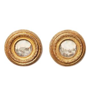 Martin Rudolf Heland - Munkbron towards Riddarhuset/Kungsträdgården with Jacobs kyrka and Makalös