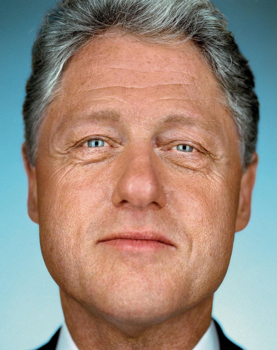 Martin Schoeller - Bill Clinton, 2000