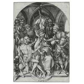Martin Schöngauer - Christ Crowned With Thorns (B. 13; L., Holl. 23)