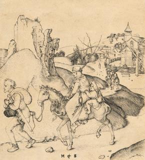 Martin Schongauer - Der Auszug zum Markte