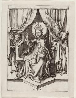 Martin Schongauer - Der thronende Heiland