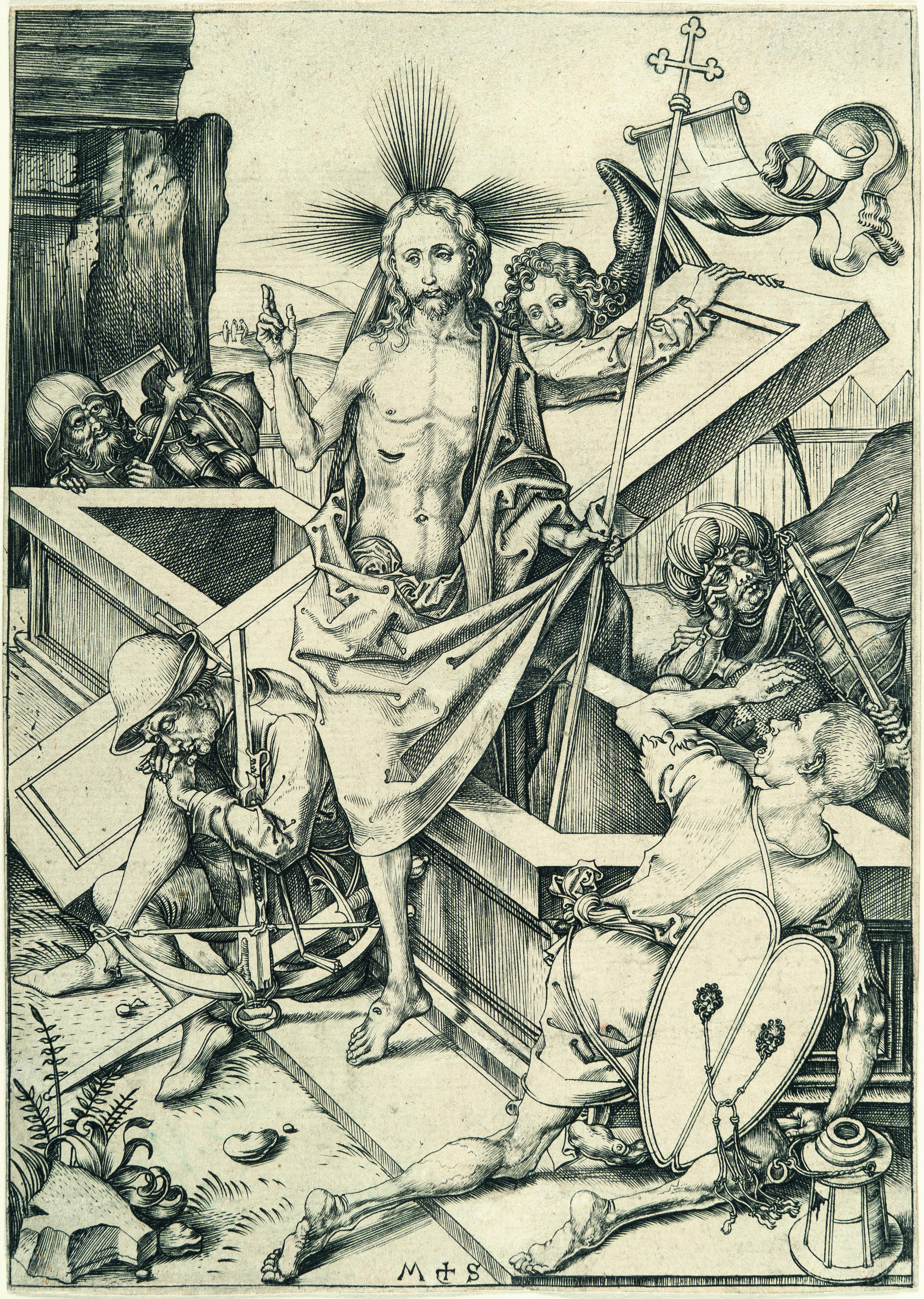 Martin Schongauer - Die Auferstehung Christi