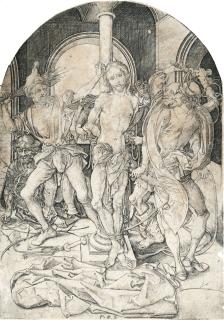 Martin Schongauer - Die Geißelung Christi