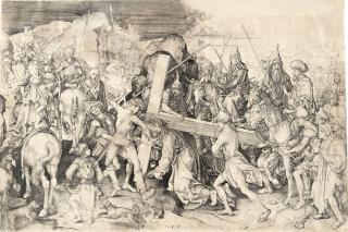 Martin Schongauer - Die große Kreuztragung
