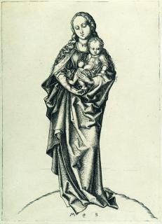 Martin Schongauer - Die Madonna mit dem Apfel