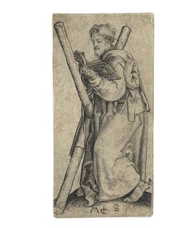 Martin Schongauer - Saint Andrew, from: The Apostles