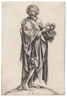 Martin Schongauer - Saint John the Baptist