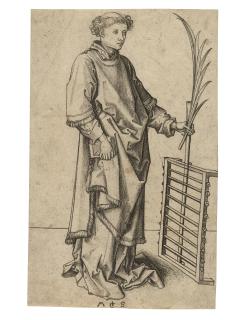 Martin Schongauer - Saint Lawrence