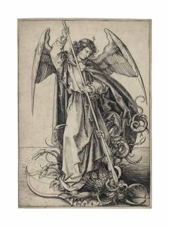 Martin Schongauer - Saint Michael slaying the Dragon