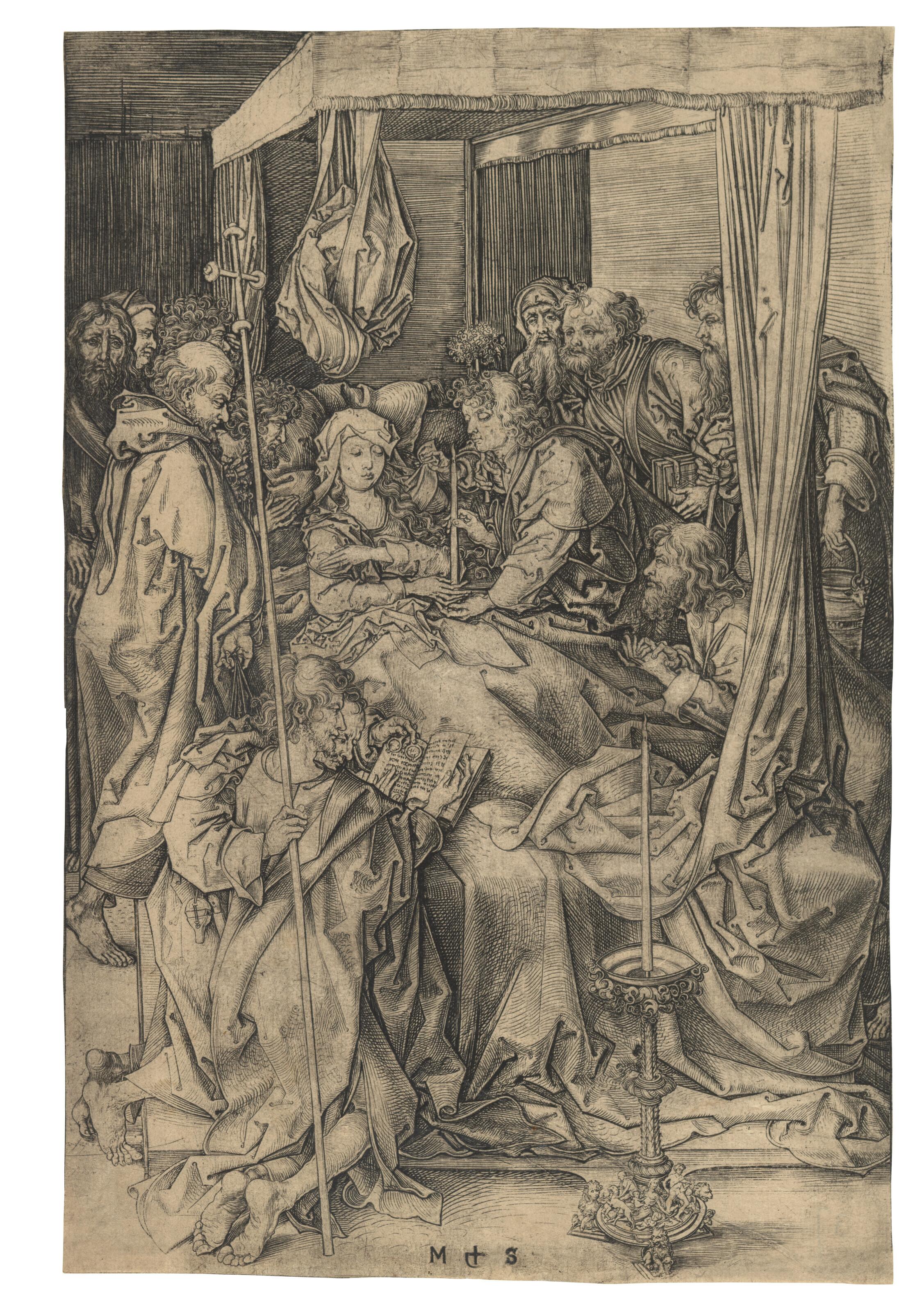 Martin Schongauer - The Death of the Virgin