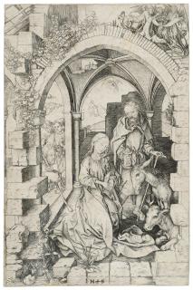 Martin Schongauer - The Nativity