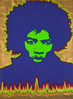 Martin Sharp - Jimi Hendrix